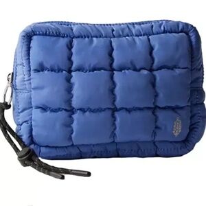 FP Movement by Free People Quilted Mini Case Blueberry Blue NWT